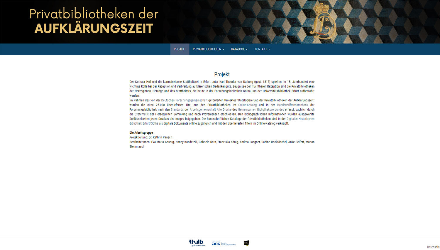Privatbibliotheken der Aufklärung